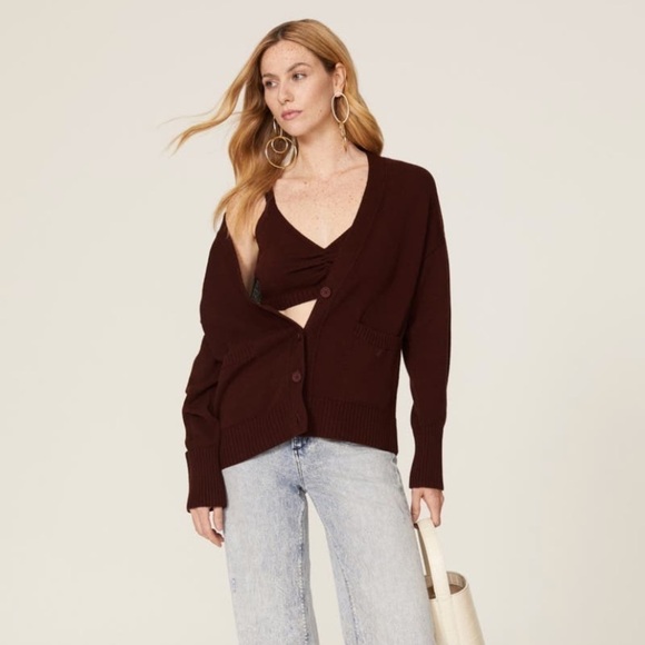 525 America Relaxed Fit Cotton Cardigan - Picture 1 of 12
